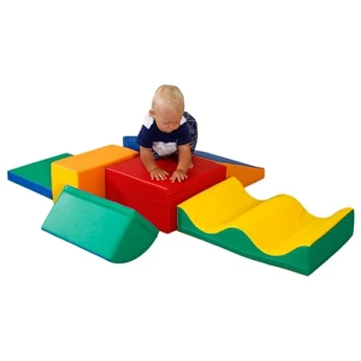 Afbeelding van IGLU Soft Play 7 Schuim Module Speeltuin Speelblokken Foam Blokken (multicolor)