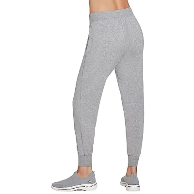 Afbeelding van Skechers Restful Jogger Pant W03PT49 LTGY, Vrouwen, Grijs, Broek, maat: S