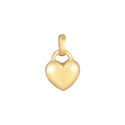 Afbeelding van Elli Heart Hanger goldcoloured, Dames, Maat: One Size, Gold coloured