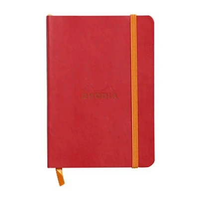 Afbeelding van Rhodiarama Lined 4 X 5 1/2 Poppy Red Softcover Journal