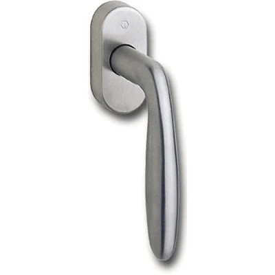 Afbeelding van HOPPE 8102154 raamgreep Verona, vierkant 7 x 32 mm, roestvrijstalen effect