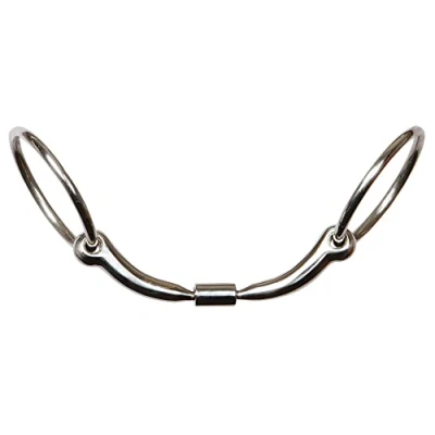 Afbeelding van Harry&#039;s Horse Watertrens anatomisch dubbelgebroken Roll R 14mm 12,5 Kleurloos