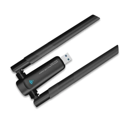 Afbeelding van Puleuroy 1800Mbps WiFi 6 USB Adapter 5G/2,4GHz Wi Fi Draadloze Netwerkkaart Antenne met Hoge Versterking