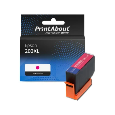 Afbeelding van Huismerk Epson 202XL (C13T02H34010) Inktcartridge Magenta Hoge capaciteit