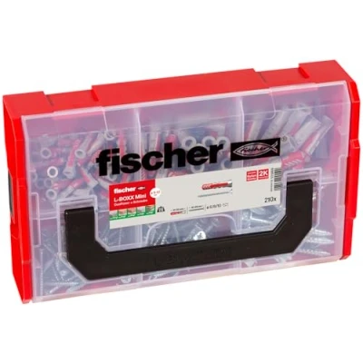 Afbeelding van Fischer DUOPOWER Plugassortiment 535969 210 onderdelen