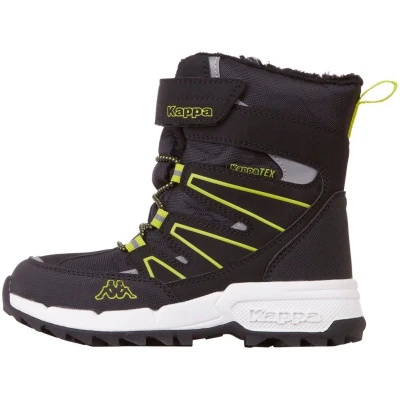 Afbeelding van Kappa Snowboots voor kinderen, Maat: 25, Black/lime Textiel/ synthetisch