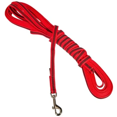 Afbeelding van Julius K9 antislip lijn, 10m / 14mm met handvat ROOD