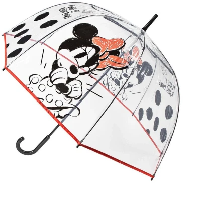 Afbeelding van Paraplu Minnie Mouse Zwart PoE