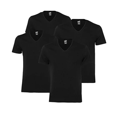 Afbeelding van PUMA Basic 2p V hals T shirt heren (2 stuks)