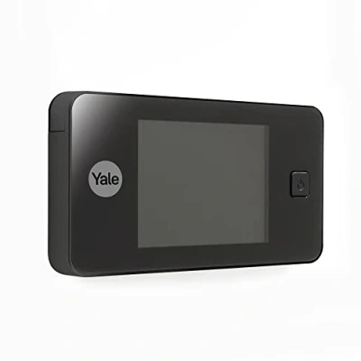 Afbeelding van Yale Digitale elektronische deurspion 45 0500 1432 00 55 01, zwart, live display, hoogwaardige camera, kijkhoek 105, vervangt mechanische