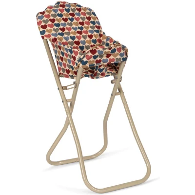 Afbeelding van Konges Sløjd Doll High Chair Hoge stoel voor pop Coeur Bisous