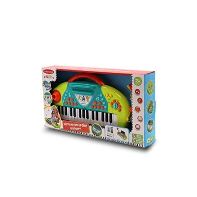 Afbeelding van Speelgoedpiano Keyboard met Microfoon Tachan Compacte Piano 32 Toetsen en Opnamefunctie Inclusief Batterijen