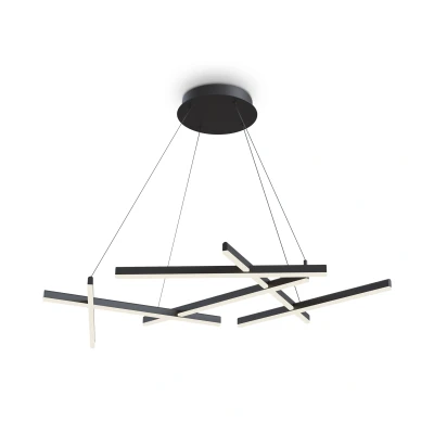 Afbeelding van Maytoni Hanglamp Line Zwart