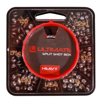 Afbeelding van Ultimate Split Shot Box Heavy Knijploodjes