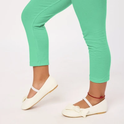 Afbeelding van Merry Style MS MS10 131 LE Meisjes 2Pack Leggings Sport Vrijetijdsbroek Lang Viscose Sporbroek Yogabroek Munt 122