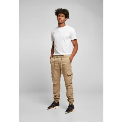 Afbeelding van Urban Classics Jogging Cargobroek, Heren, Maat: 5XL, Unionbeige