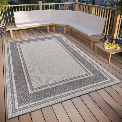 Afbeelding van Binnen en buitenkleed Cast 155x235 cm Grijs Klassiek Vloerkleed 123vloerkleed.nl is de online webshop voor vloerkleden woonaccessoires.