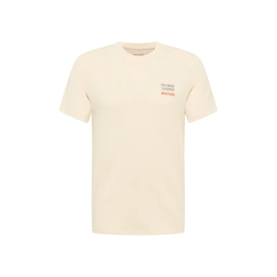 Afbeelding van Mustang Tshirt print, Heren, Maat: XL, Weiß