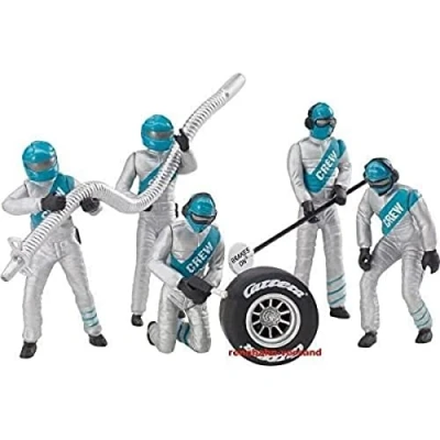 Afbeelding van Carrera Crew 5 figuren Zilver Racebaanonderdeel