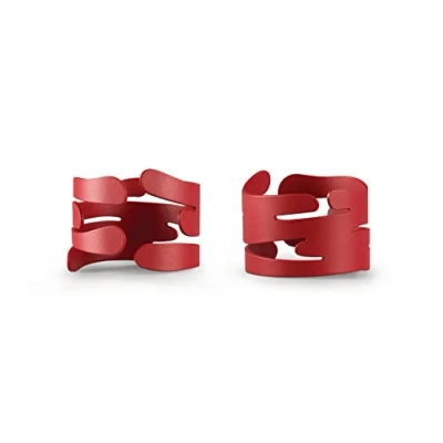 Afbeelding van Alessi Barkring servetringen rood (2 )
