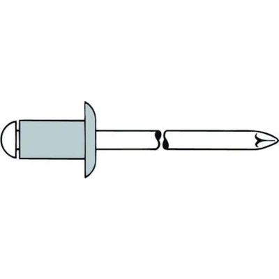 Afbeelding van Gesipa Nagel Al/St 4,8 X 12