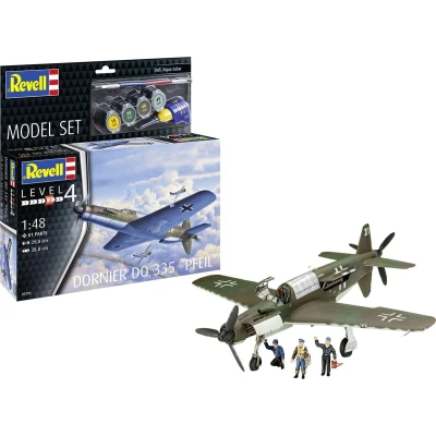 Afbeelding van 1:48 Revell 63795 Dornier Do 335 Pfeil Propeller Vliegtuig Model Set Plastic Modelbouwpakket