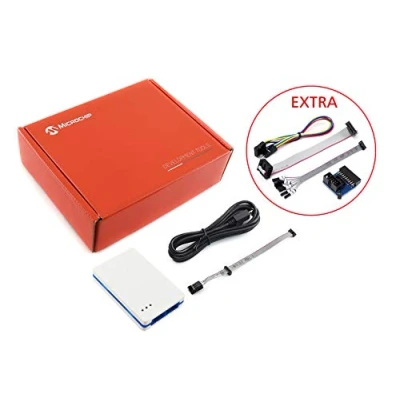 Afbeelding van Waveshare Atmel ICE Basic Kit Powerful Development Tool for Debugging and Programming SAM AVR Microcontrollers Comes with Additional Adapter Cables