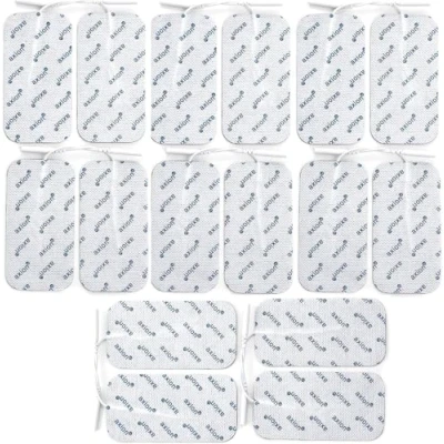 Afbeelding van 16 grote axion elektroden pads 10x5 cm EMS training en TENS pijnbehandeling