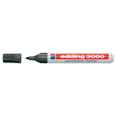Afbeelding van Viltstift edding 3000 rond 1.5 3mm grijs