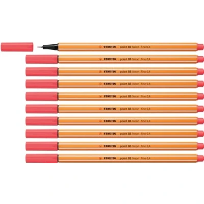 Afbeelding van STABILO point 88 fineliner, fluorood
