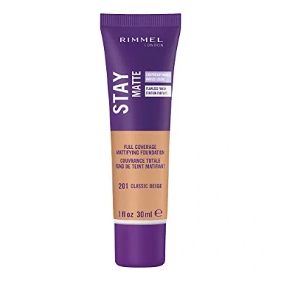 Afbeelding van Rimmel London Stay Matte Liquid Mousse Foundation 30ml 201 Classic Beige