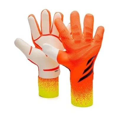 Afbeelding van HISTARSTORE5 Voetbalkeepershandschoenen, keepershandschoenen, sterke grip, antislip en ademend, voor volwassenen kinderen (oranje, 8)