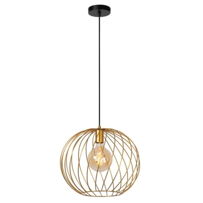 Afbeelding van Lucide Hanglamp Danza 40cm Goud/Messing