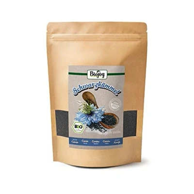 Afbeelding van Biojoy BIO Zwarte Komijn (500 g), heel en gedroogd, Komijnzaad (Nigella sativa)