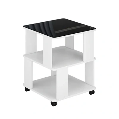 Afbeelding van Vicco VelitoSalontafel 50 x cm Wit/zwart
