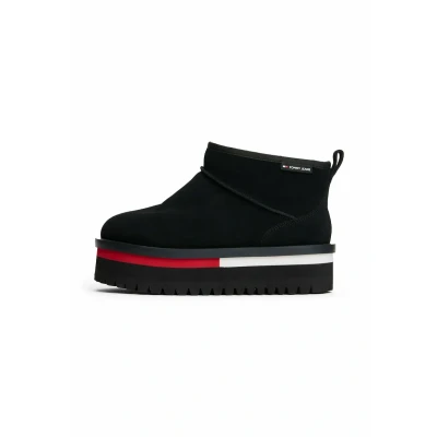 Afbeelding van Tommy Jeans Cleat Snowboots, Dames, Maat: 38, Black Schoenen