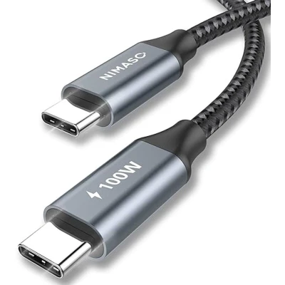 Afbeelding van USB C naar 100W PD kabel 2m