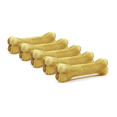 Afbeelding van DOGBOSS kauwbot van 100% natuurlijke ingrediënten in verschillende formaten en smaken (set 5 stuks met struisvogel, 17 cm)