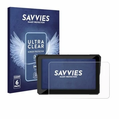 Afbeelding van Savvies Screenprotector voor Carpuride W702B 7&quot; Folie Beschermfolie transparant (6 Stuks)