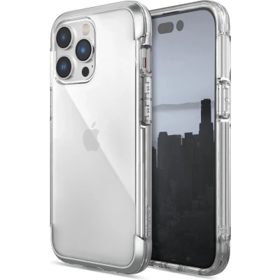 Afbeelding van Raptic X Doria Air Case voor iPhone 14 Pro Max, gepantserde cover, zilver