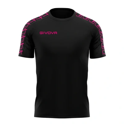 Afbeelding van GIVOVA Poly Band Nero/Fuxia Fluo TG T shirt. M, Meerkleurig, M