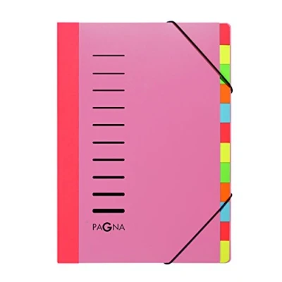 Afbeelding van Durable sorteermap A4 gekleurde tabs rood
