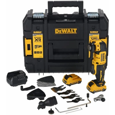 Afbeelding van DeWalt DCS353D2 QW 12V XR Oscillerende multitool 2x 2.0Ah + lader in TSTAK