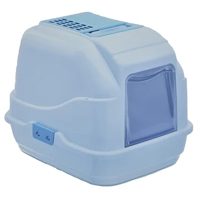Afbeelding van Imac Kattenbak Easy Cat Blauw 50X40X40 CM