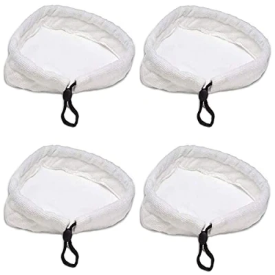 Afbeelding van 4 STUKS Steam Mop Pads, Microfiber Universele Wasbare Pad Cover, voor Mop, Huishoudelijke Reiniging, Universeel
