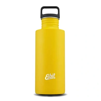 Afbeelding van Esbit Sculptor Waterfles 750ml Geel RVS Drinkfles Lusdop