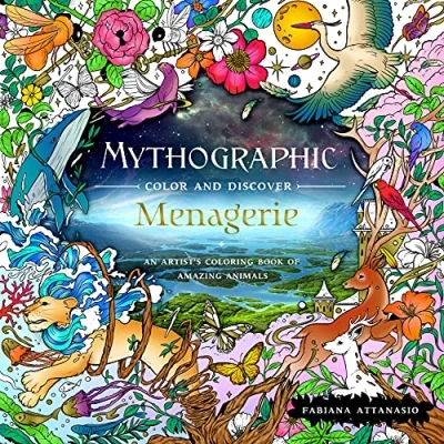Afbeelding van Mythographic Color and Discover: Menagerie: An Artist&#039;s Coloring Book of Amazing Animals