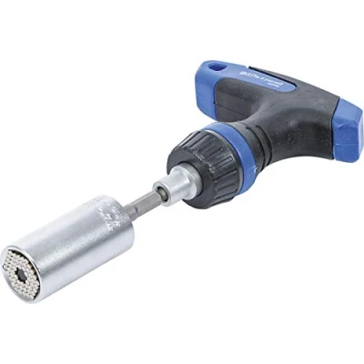 Afbeelding van BGS 92540 Multi dop 7 19 mm adapterset T ratelhandgreep 3 delig