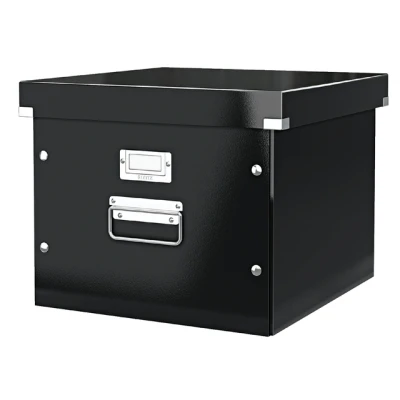 Afbeelding van Hangmappenbox Leitz Click &amp; Store 357x285x367mm zwart