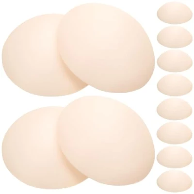 Afbeelding van LUOEM BH inzetstukken pads ronde Pushup spons Cup Insert Pad Push Up 3 paar (Beige)